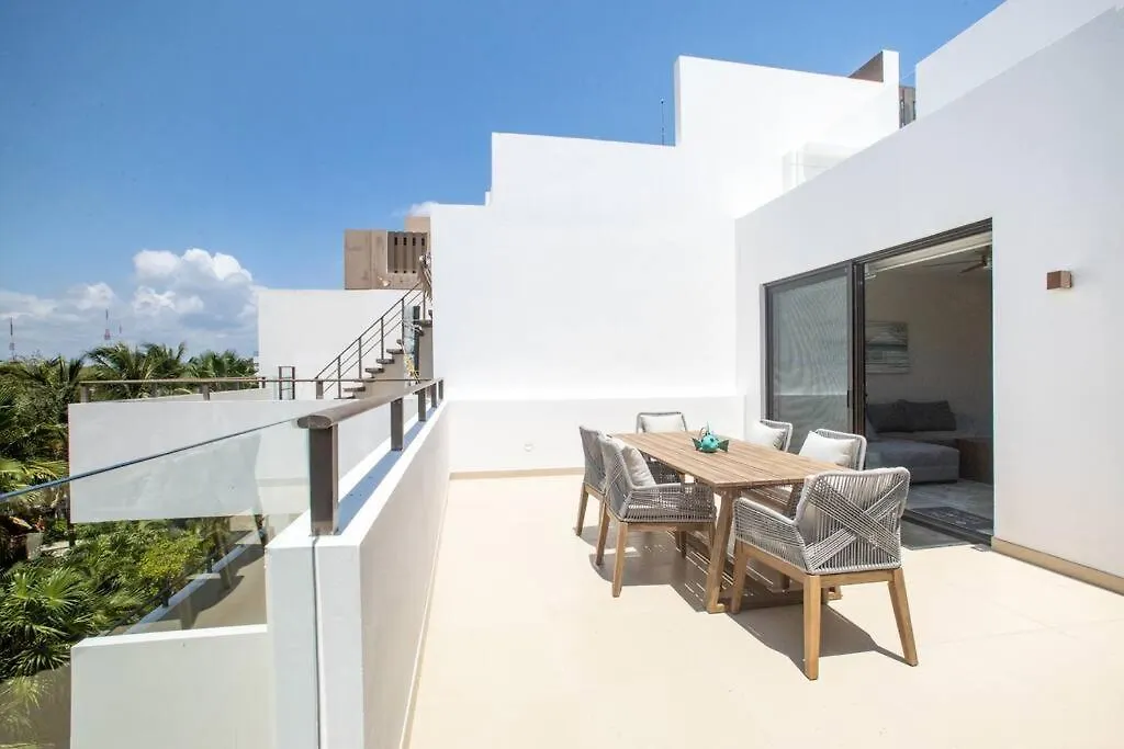 Lägenhet 4 Bed/3Bath Penthouse Lorena Ochoa-Corasol Playa del Carmen Mexiko